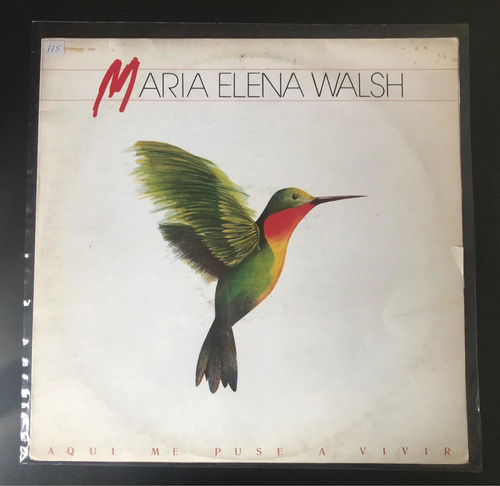 Vinilo Maria Elena Walsh Aqui Me Puse A Vivir Che Discos