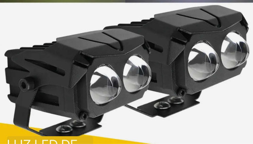 Neblinero Led Láser Rectangular Doble Función Largo Alcance