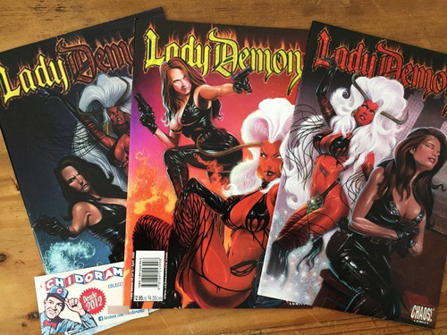 Comic Set - Lady Demon #3 Lady Death Sexy