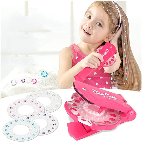 Diy Girls Blingers Deluxe Set Con Herramienta De Peinado Y 1