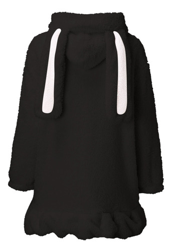 Sudadera Holgada Con Cuello Con Capucha Y Manga Larga Con Co