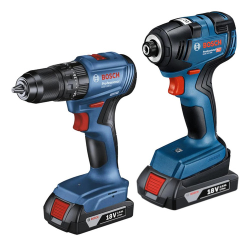Combo Gsb-185li + Gdr 18v-200 Bosch C/ Kit Profissional