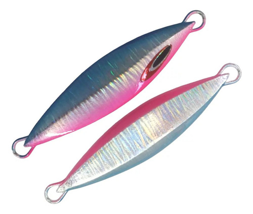 Isca Jig Mig Slow Jigging Ns 40 Gr 7,0cm Rosa/azul Pescaria