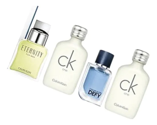Calvin Klein Set 4 Pcs Ck One + Eternity 10ml Spray