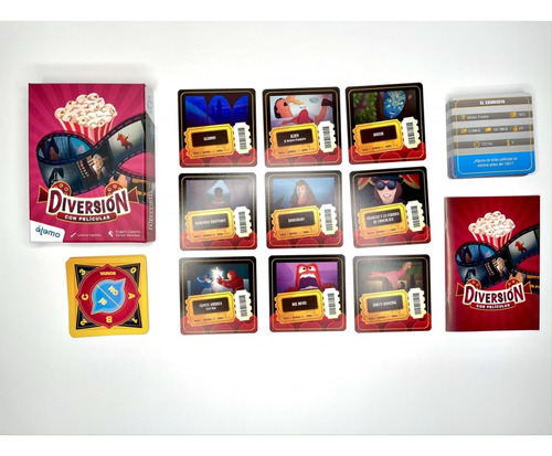 Diversion Con Peliculas - Juego Familiar Tipo Trivia