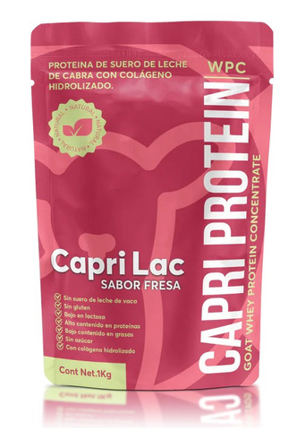 Capri Lac Colageno + Proteina De Leche De Cabra 1 Kg Sfn