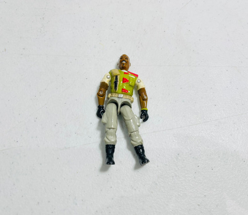 Gi Joe Rene Roadblock V2 1986 Completo 100% Con Tarjeta Comp (Usado)
