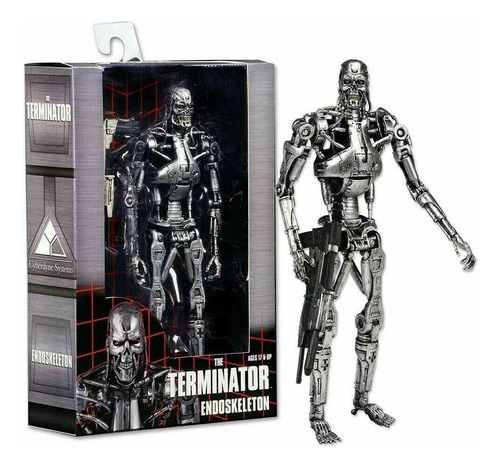 Terminator Endoskeleton T800 Figura Juguete Modelo Regalo