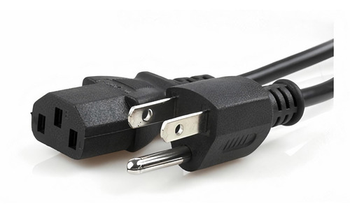 Cable De Poder Para Pc De 3 Metros