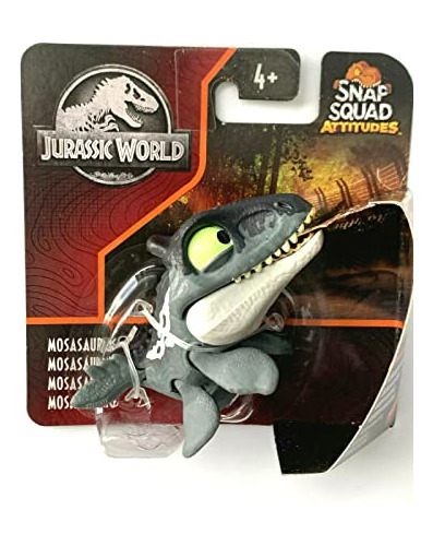 Figura Snap Squad Mosasaurio Jurassicworld, 2  Diversión Mor