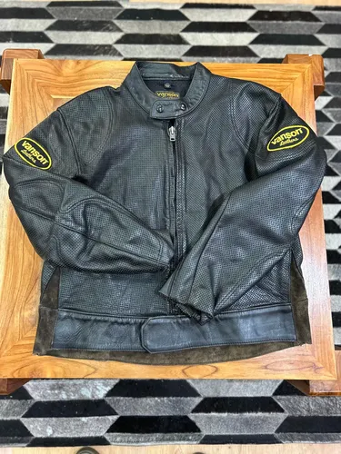 Jaqueta De Couro Vanson Ventilada Original | Parcelamento sem juros