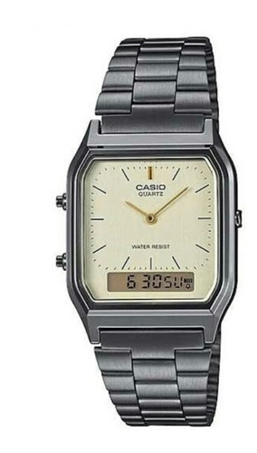 Reloj Casio Modelo Aq-230 Gris Oscuro