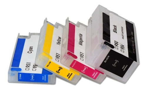 Cartucho Recarregavel Sem Chip 7740 8710 8720 Tinta Corante
