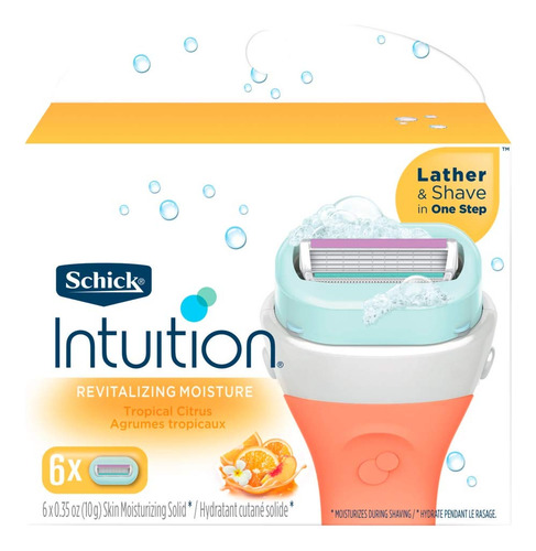 Schick Intuition Revitalizing Moisture Razor Blade Recambios