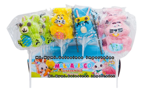 Malvavisco Conejitos X 24u Golosinas Importadas,cumpleaños
