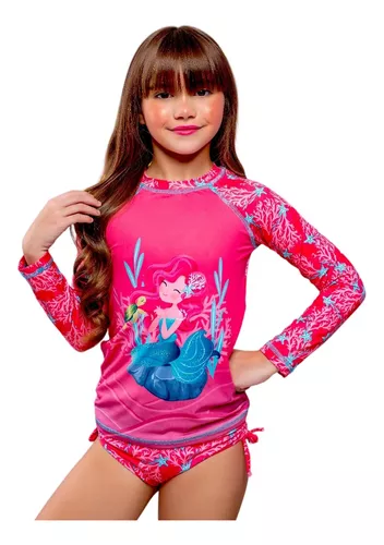 Roupa Sereia Infantil, Roupa Infantil para Menina Usado 79048535