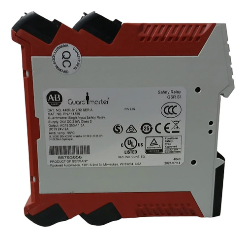 Allen-bradley 440r-s12r2 Rele De Seguridad