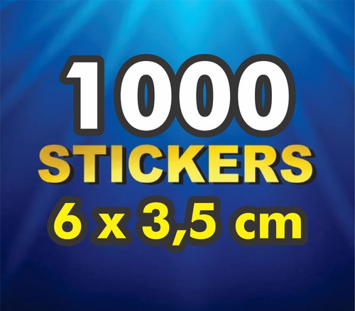 1000 Etiquetas Autoadhesivas 6x3,5 Cm Sticker Cierra Bolsa