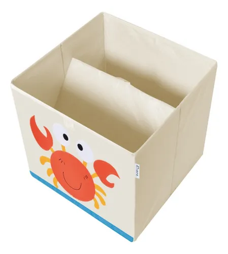 Caja Organizador Juguetes Ropa Infantil Kivara Cangrejo Multicolor