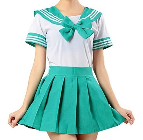 Vestido Escolar Cosplay Lolita Mujer Anime Japón