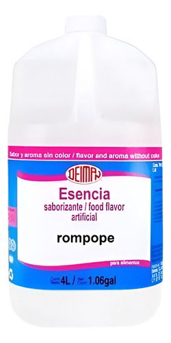 Esencia De Rompope 4lt Deiman, Sabor Y Aroma