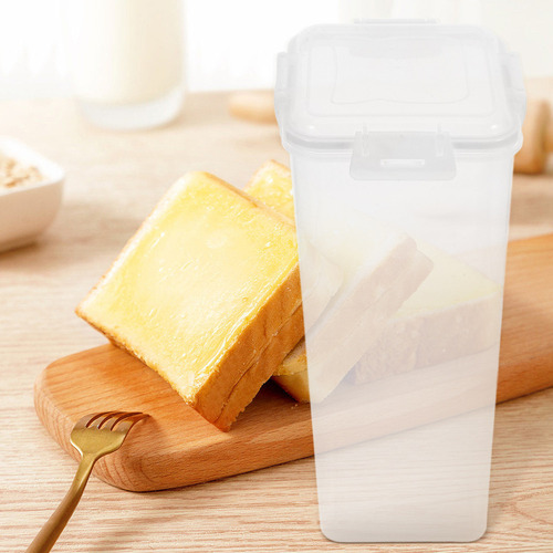 Caja Rectangular Para Guardar Pan Bread Saver Para Máquinas
