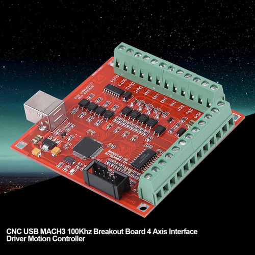 Placa De Conexión Cnc Usb Mach3 De 100 Khz, Interfaz Control
