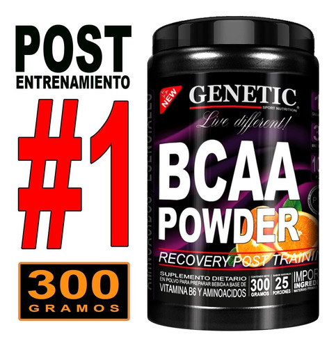 #1 Rápido Crecimiento Muscular Aminos Bcaa Powder Genetic