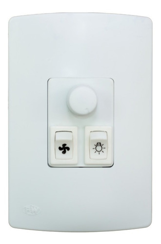 Variador Dimmer Rotativo Ventilador Teto, 1 Interruptor 127v