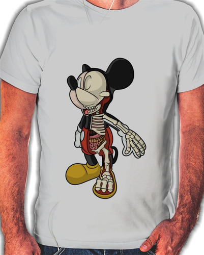 Remera Para Hombre Estampada Sublimada Mickey Mouse - 7414