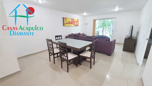 Cad Diamante Lakes Rubí 202. Terraza Con Vista A La Alberca Y Jardines