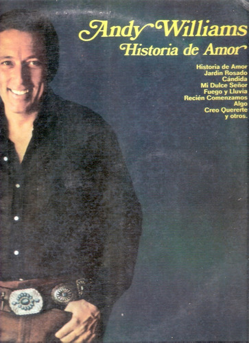 Andy Williams : Historia De Amor / Vinilo Cbs Nacional
