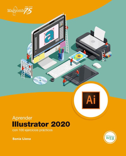 Libro: Aprender Illustrator 2020 Con 100 Ejercicios Práctico