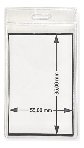 250 Porta Credenciales  Pvc Bolsillos De Calidad 