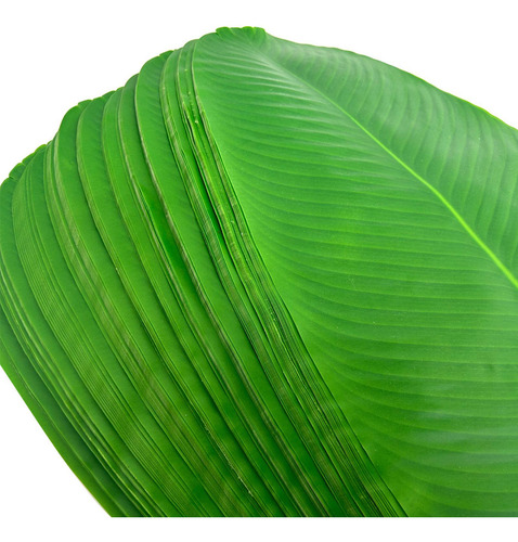 Mantel De Mesa Artificial Con Forma De Hoja De Plátano, 10 U
