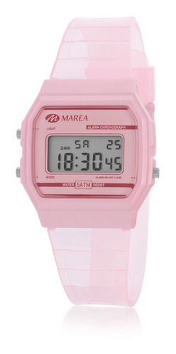 Marea Watch B3535004 Color de la correa Rosa claro transparente Color del bisel Rosa claro Color del fondo Rosa claro