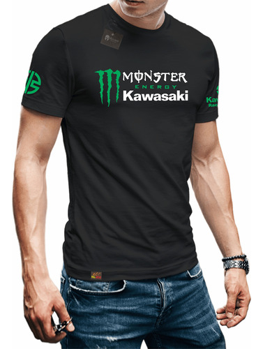 Poleras Monster Kawasaki Ref #1