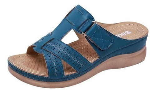 Verano Mujeres Cuña Premium Ortopédico Toe Abierto Sandalias