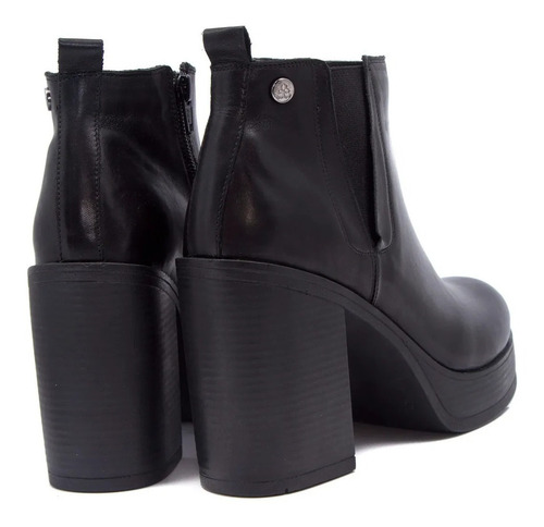 Imagen 3 de 10 de Bota Botineta Jazmin Citadina Mujer Taco Alto Urbanas