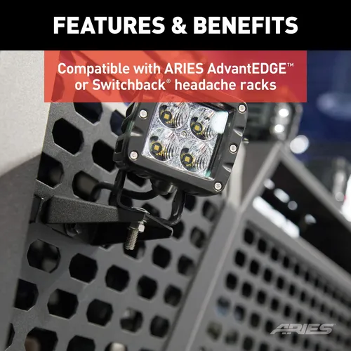 Soporte De Lámpara Corchetes Aries Head Color Rack, Paquete