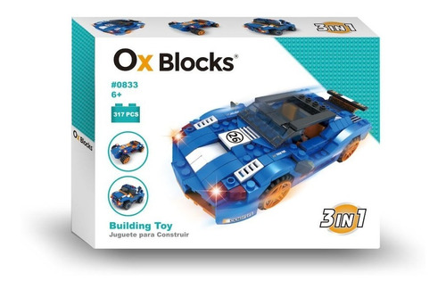 Blocks Ox Adventures  3 En 1 Juguete Para Construir 317 Piez