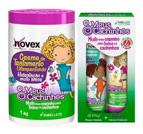 Novex Meus Cachinhos Shampoo, Acondicion - g a $100