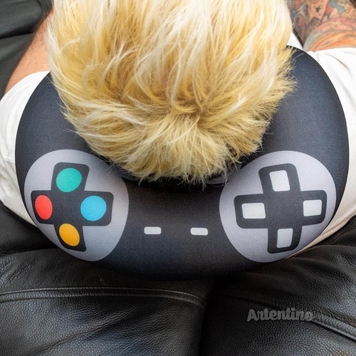Almohada Cuello Viaje Relax Gamer Playstation Sillón Joven