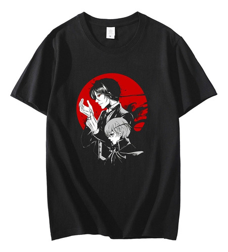 Camiseta Black Butler Ciel Anime Sebastian Hombre Mujer Hara