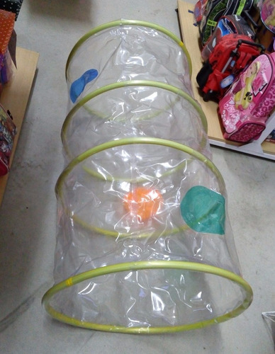 Imagen 3 de 6 de Tunel Transparente Psicomotricidad 1.20x50 X2 Unid