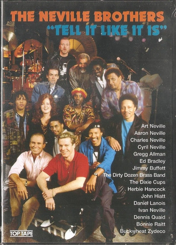 Dvd Neville Brothers,the Tell It Li Dvd