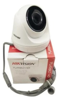 Câmera De Seguran Hikvision Ds-2ce56c0t-irpf Visão Noturna Cor Branco