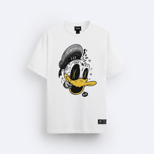 Remera Pimpum Original | Bye Bye Donald - Blanco