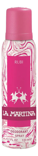 Desodorante Mujer La Martina Rubi 123ml