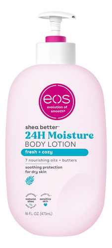 Loção Corporal Eos Shea Better Fresh & Cozy 480 Ml 24 Horas